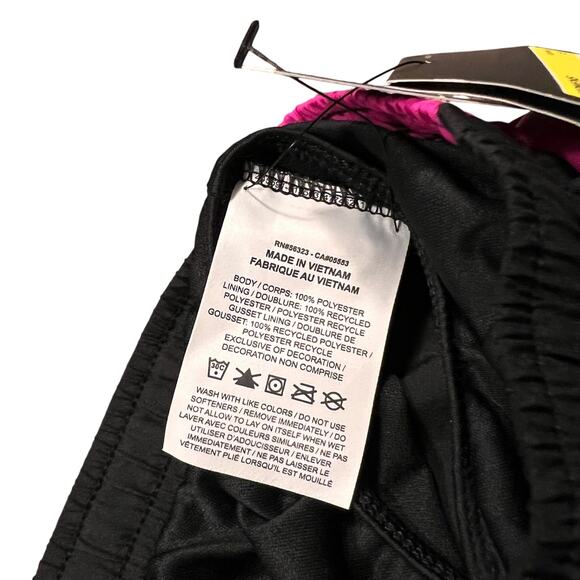 Nike Dri-Fit Black Pink Standard Fit 4" Running Shorts Womens Size Small NWT - Picture 8 of 9